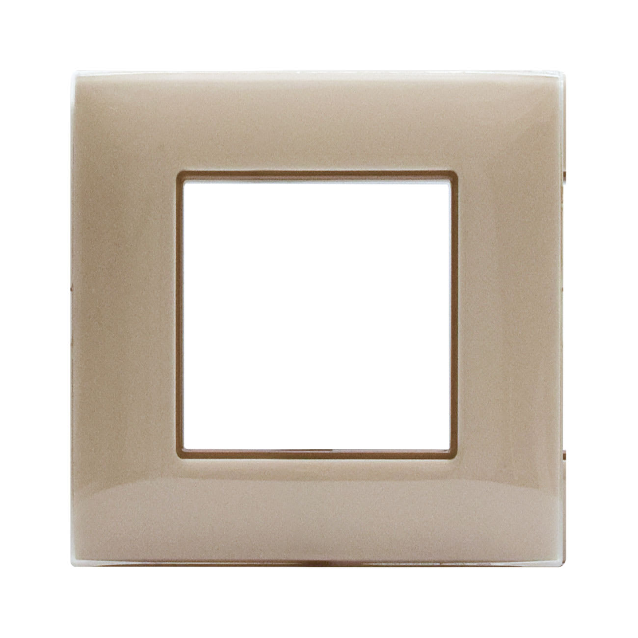 AVE - Placca Tecnopolimero Young S44. colore sabbia  2 Mod.
