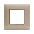 AVE - Placca Tecnopolimero Young S44. colore sabbia 2 Mod.