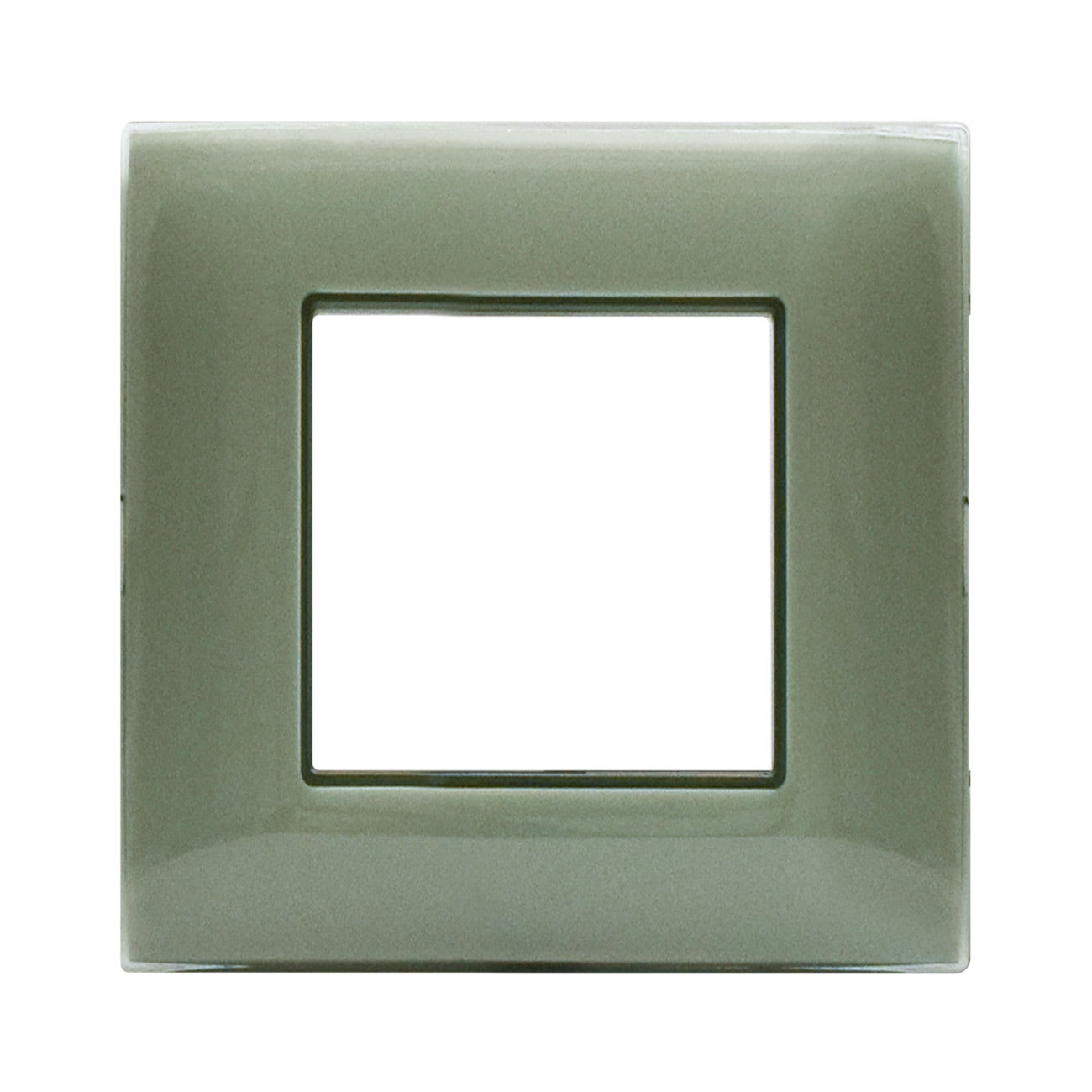 AVE - Placca Tecnopolimero Young S44. colore salvia  2 Mod.