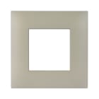 AVE - PLACCA TECNOPOLIMERO YOUNG S44. COLORE TORTORA  FINITURA OPACA  2 MOD.