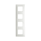 AVE - Placca Tecnopolimero Young S44. colore bianco totale 6(2+2+2+2) Mod.