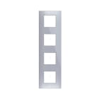 AVE - Placca Tecnopolimero Young S44. colore grigio 8(2+2+2+2) Mod.