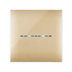 AVE - Placca Youmg Touch. S44 tecnopolimero colore oro 2 comandi a scomparsa 2 Mod.