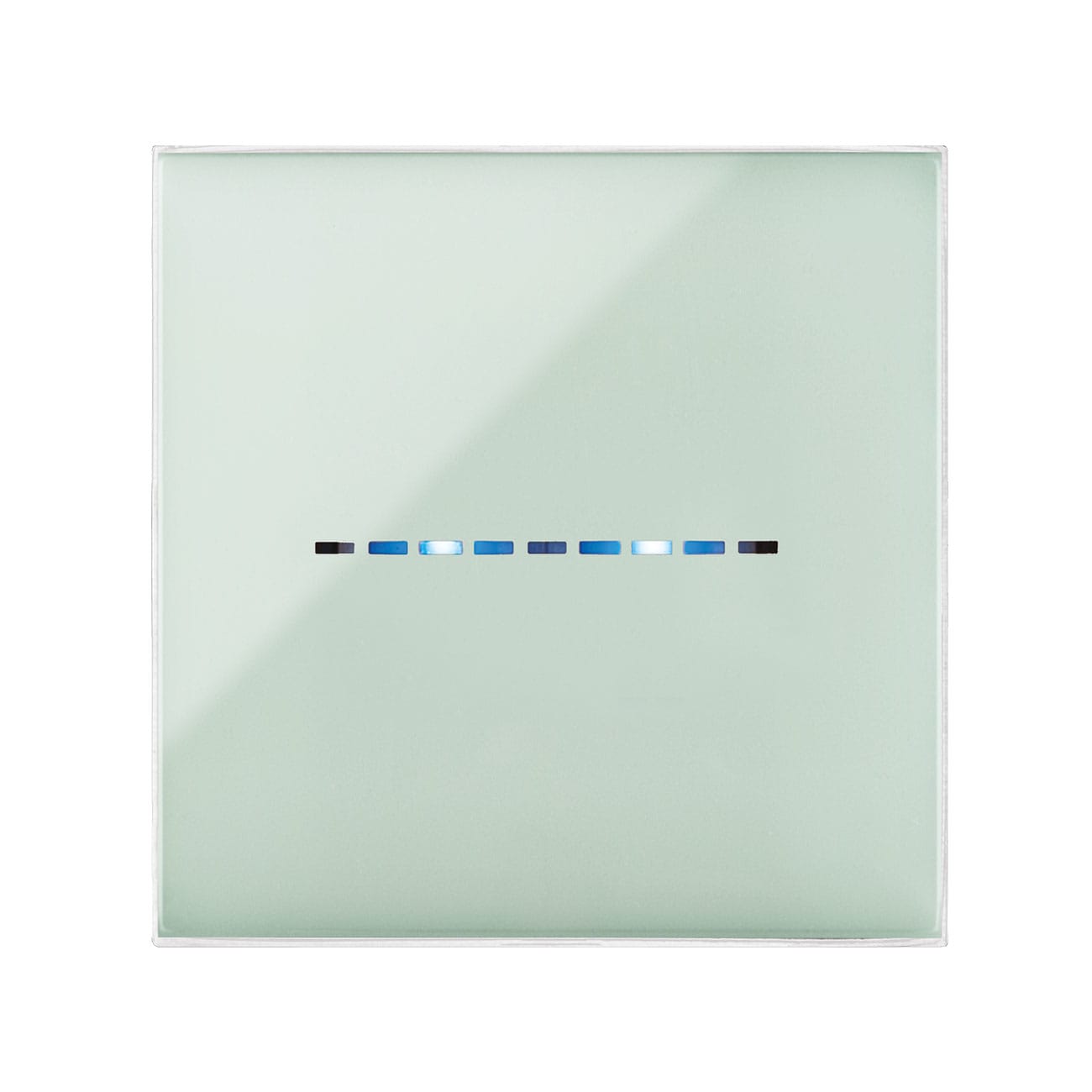 AVE - Placca Youmg Touch. S44 tecnopolimero colore salvia   2 comandi a scomparsa  2 Mod. 44PJTC22SAL