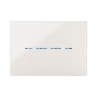 AVE - Placca Youmg Touch. S44 tecnopolimero colore avorio 3 comandi a scomparsa 3 Mod.