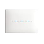 AVE - Placca Youmg Touch. S44 tecnopolimero colore bianco totale 3 comandi a scomparsa 3 Mod.