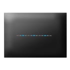 AVE - Placca Youmg Touch. S44 tecnopolimero colore grigio tekla 3 comandi a scomparsa 3 Mod.