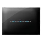 AVE - Placca Youmg Touch. S44 tecnopolimero colore grigio antracite 3 comandi a scomparsa 3 Mod.