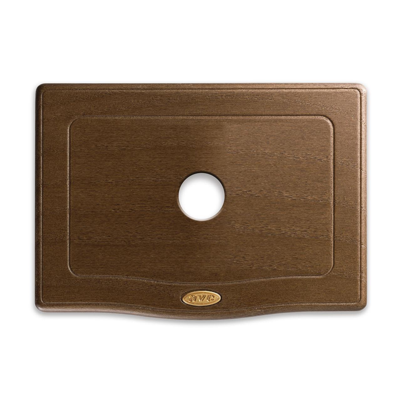 AVE - Placca England Style S44. in legno colore noce 1 comando a levetta 2 Mod.