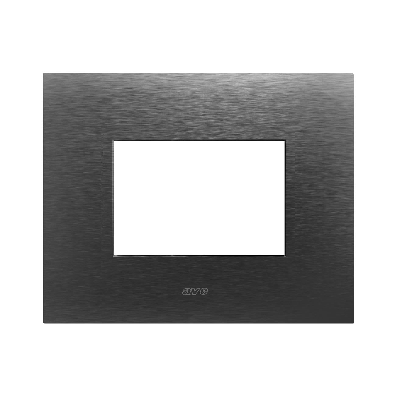 AVE - Placca Smart44 in metallo colore antracite spazzolato  3 Mod.