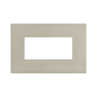 AVE - Placca Smart44 in metallo colore tortora 4 Mod.