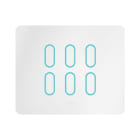 AVE - PLACCA CORIAN PILLS SMART TOUCH. S44 COLORE BIANCO OPACO 6 COMANDI 3 MOD.