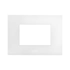 AVE - PLACCA TECNOPOLIMERO SMART EASY S44. COLORE BIANCO WHITEK FINITURA OPACA 3 MOD. 44PSME3BO