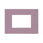 AVE - PLACCA TECNOPOLIMERO SMART EASY S44. COLORE VIOLA FINITURA OPACA 3 MOD.