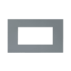AVE - PLACCA TECNOPOLIMERO SMART EASY S44. COLORE GRIGIO FINITURA OPACA 4 MOD.