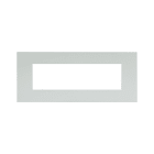 AVE - PLACCA TECNOPOLIMERO SMART EASY S44. COLORE BIANCO WHITEK FINITURA OPACA 7 MOD. 44PSME7BO