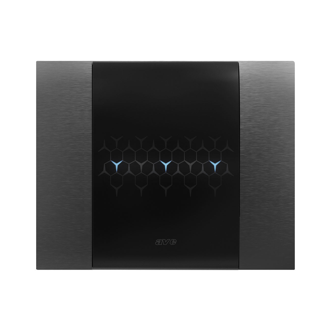 AVE - Placca Smart Touch metallo. fino a 6 comandi. colore acciaio antracite . 3 Mod.