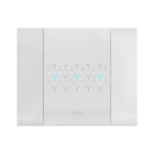 AVE - PLACCA SMART TOUCH METALLO. FINO A 6 COMANDI. COLORE BIANCO OPACO. 3 MOD.