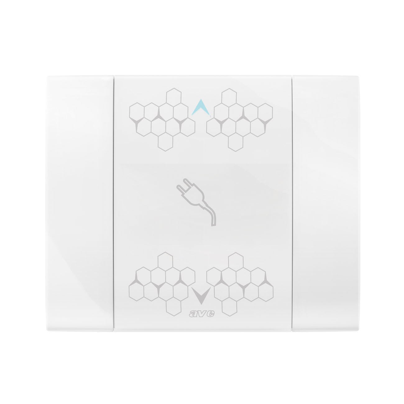 AVE - PLACCA SMART TOUCH A SCIVOLO. COLORE BIANCO DOMUD LUCIDO. 3MOD