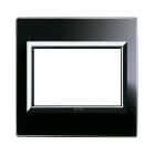 AVE - Placca finestra 98x98 in vetro nero 3m, design elegante e moderno per ambienti raffinati.