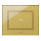 AVE - Placca Touch Vetro. S44 colore oro 1 comando. 3 Mod.