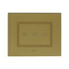 AVE - Placca Touch Vetro. S44 colore oro 3 comandi. 3 Mod.