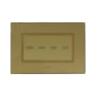AVE - Placca Touch Vetro. S44 colore oro 4 comandi. 4 Mod.