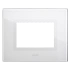 AVE - Placca Touch Vetro. S44 per segnalaziome colore bianco. 3 Mod.