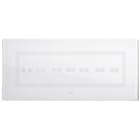 AVE - Placca Touch Vetro. S44 colore bianco 7 comandi. 7 Mod. 44PVTC7BL