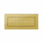 AVE - Placca Touch Vetro. S44 colore oro 7 comandi. 7 Mod.