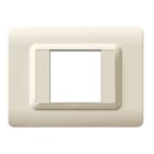 AVE - Placca tecnopolimero. S44 colore sabbia 2 Mod.