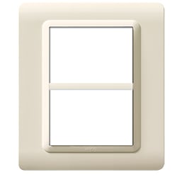 AVE - Placca tecnopolimero. S44 colore sabbia ral 1013  6 (3+3) Mod.