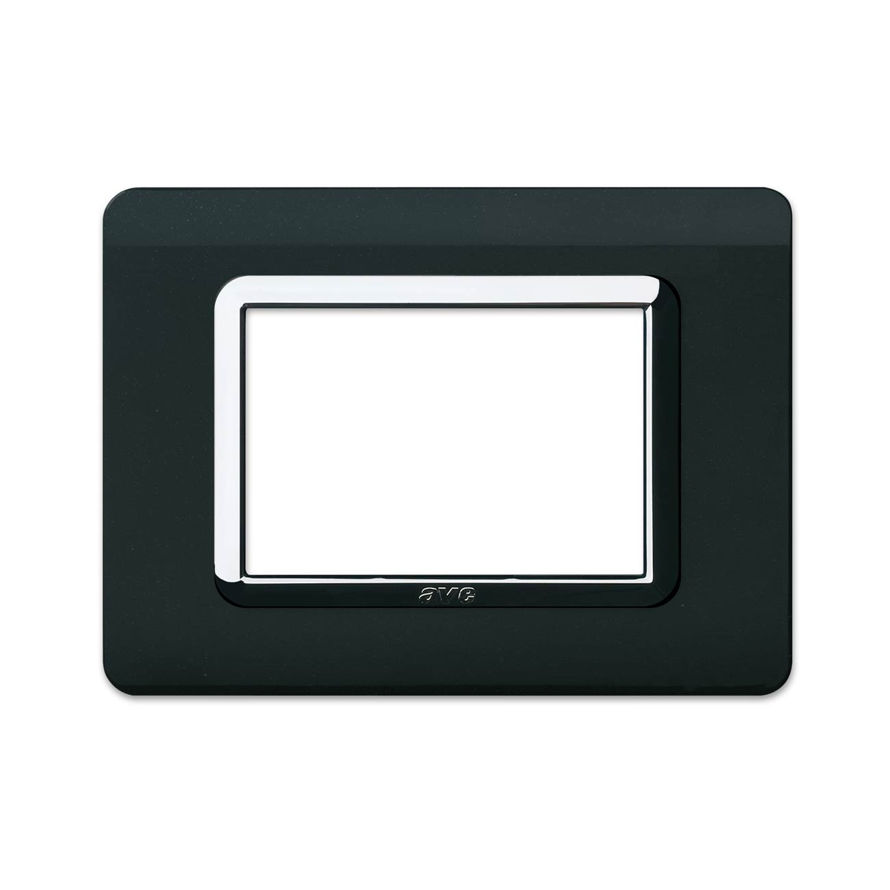 AVE - Placca tecnopolimero. S44 colore grigio Tekla. cornice 3 Mod.