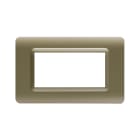 AVE - Placca tecnopolimero. S44 colore champagne opaco 4 Mod.