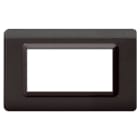 AVE - Placca tecnopolimero. S44 colore grigio scuro 4 Mod.