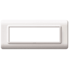 AVE - Placca tecnopolimero. S44 colore bianco 7 Mod.