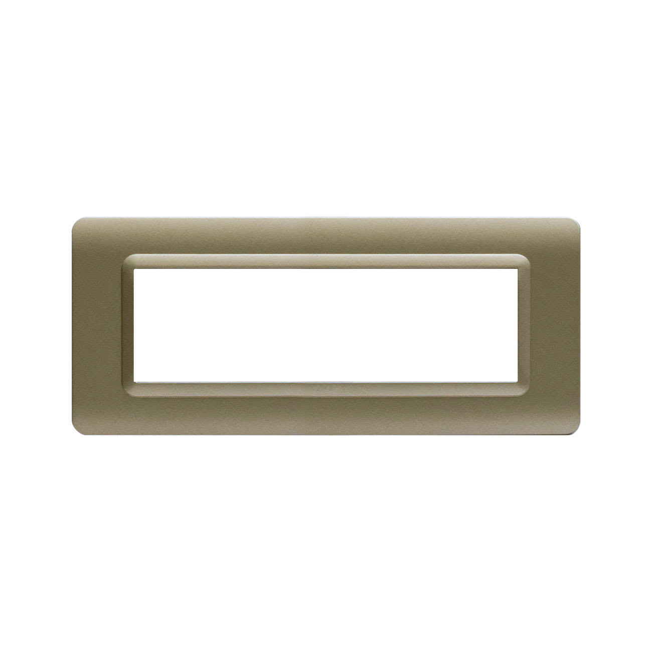 AVE - Placca tecnopolimero. S44 colore champagne opaco  7 Mod.