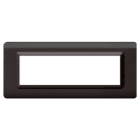 AVE - Placca tecnopolimero. S44 colore grigio scuro 7 Mod.