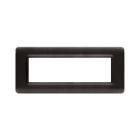 AVE - Placca tecnopolimero. S44 colore grigio scuro 7 Mod.