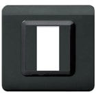 AVE - Placca tecnopolimero. S44 colore grigio lucido 1 Mod.