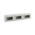 AVE - Contenitore autoportante IP40. S44 colore RAL 7035 per minicanali 12(4+4+4) Mod.