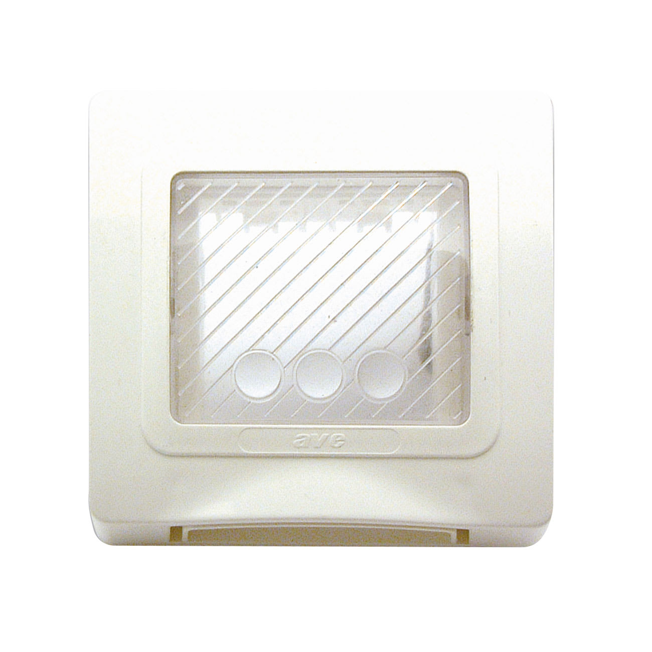 AVE - Placca autoportante stagna IP55 colore bianco RAL 9010  2 Mod.
