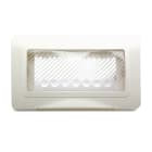 AVE - Placca autoportante stagna IP55 colore bianco RAL 9010 4 Mod.