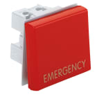 AVE - Pulsante di emergenza a tasto largo rosso 2 Mod.
