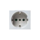 AVE - Presa schuko RAL S45. 2P+T 16A colore bianco RAL7035 2 Mod.