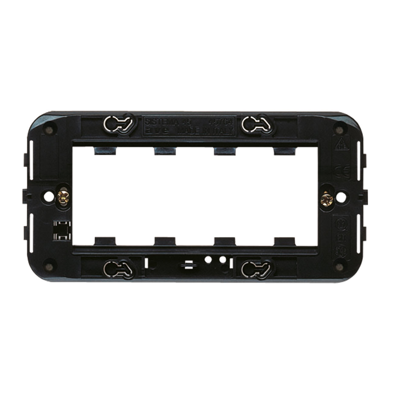 AVE - armatura s45 4 moduli per scatola rettangolare armatura 4 moduli