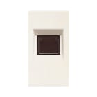 AVE - Presa telefonica Blanc S45 colore RAL 1013. RJ11 4 pin 1 Mod.