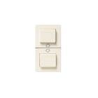 AVE - DOPPIO PULSANTE BLANC S45 COLORE RAL 1013. CON FRECCE DIREZIONALI 1P 10A 1 MOD.