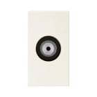 AVE - Presa coassiale Blanc S45 colore RAL 1013. diretta tipo F 1 Mod.