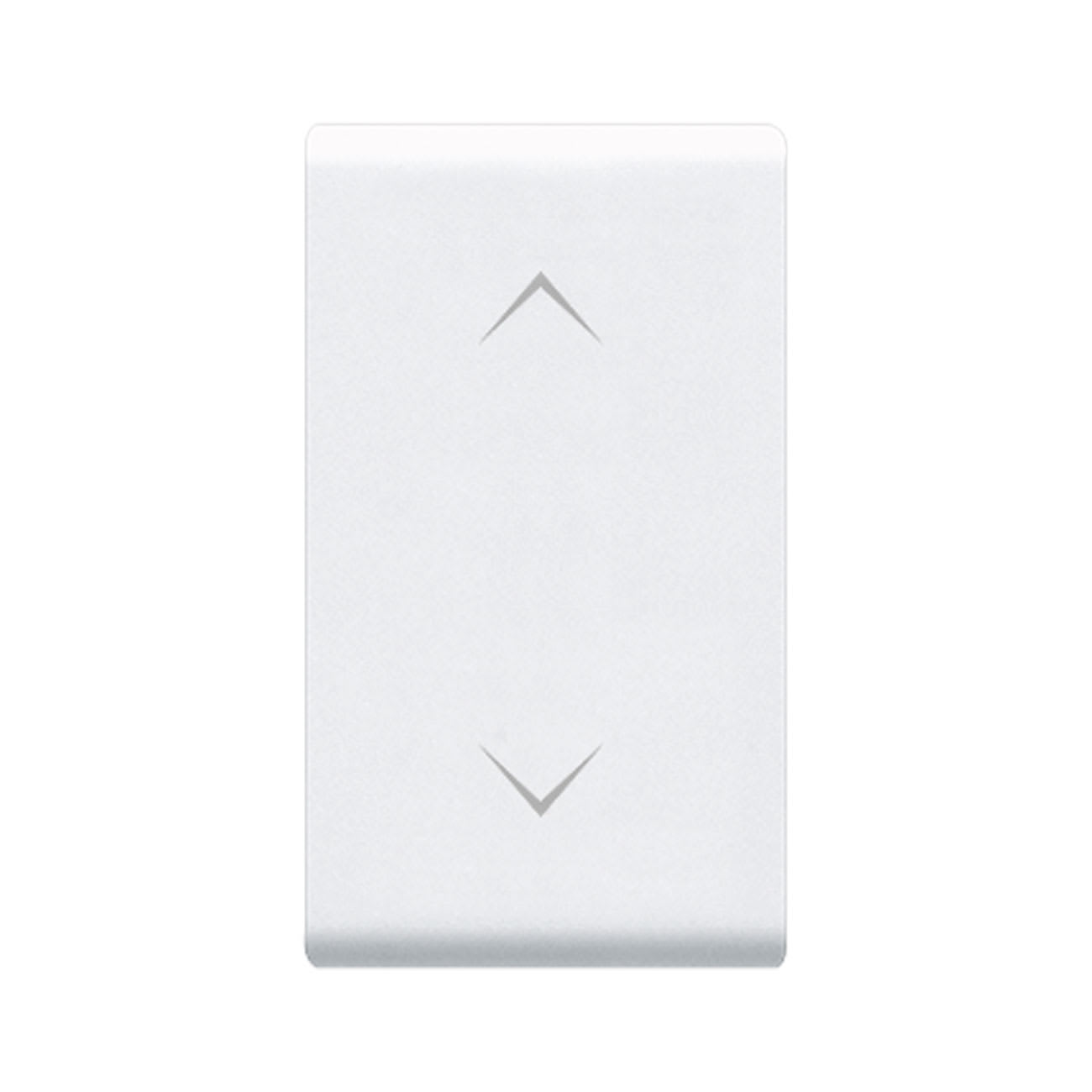 AVE - Commutatore a pulsante Banquise S45 colore RAL 9016. con frecce 2P 10A. a tre posizioni 1 Mod.